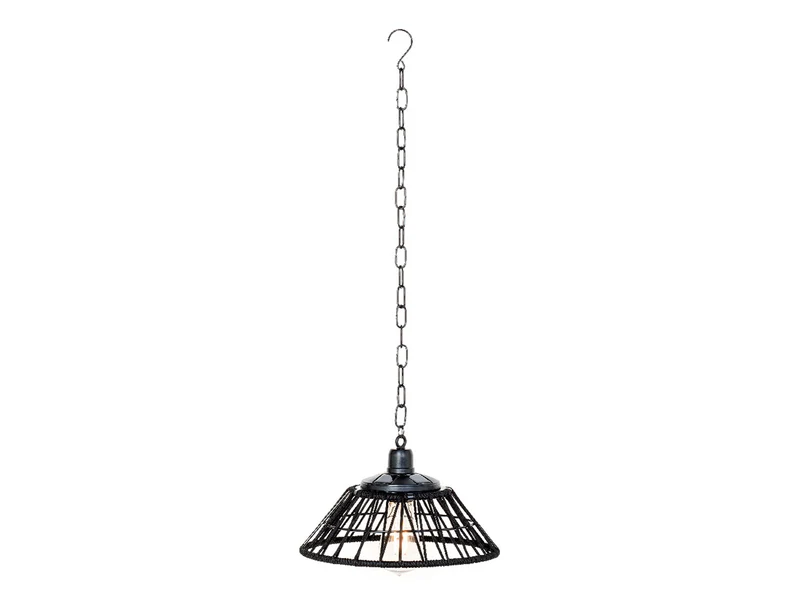 Kaemingk Lampadario C/ Pannelli Solari Nero D28,5