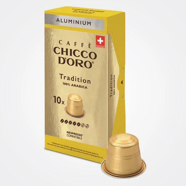 Caffè capsule Nespresso * compatibili Tradition Arabico ALU 10 cps