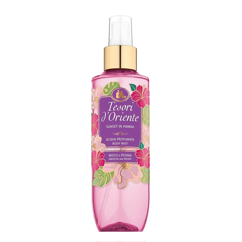 TESORI D'ORIENTE ACQUA PROFUMATA IBISCO E PEONIA 200ML