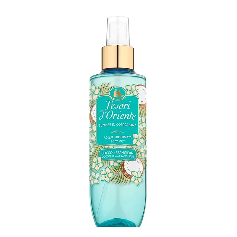 TESORI D'ORIENTE ACQUA PROFUMATA COCCO E FRANGIPANI 200ML