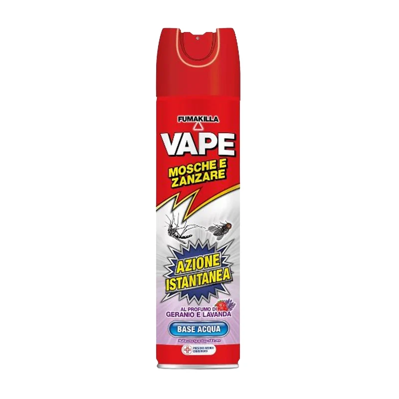 VAPE SPRAY MOSCHE E ZANZARE GERANIO E LAVANDA 400ML