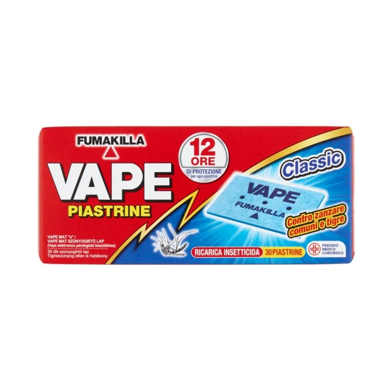 VAPE PIASTRINE ANTIZANZARE 30 PEZZI