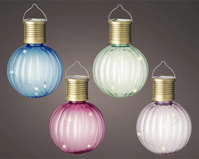 Kaemingk Luce Solare Da Giardino In Plastica Ass D8Xh11 Cm
