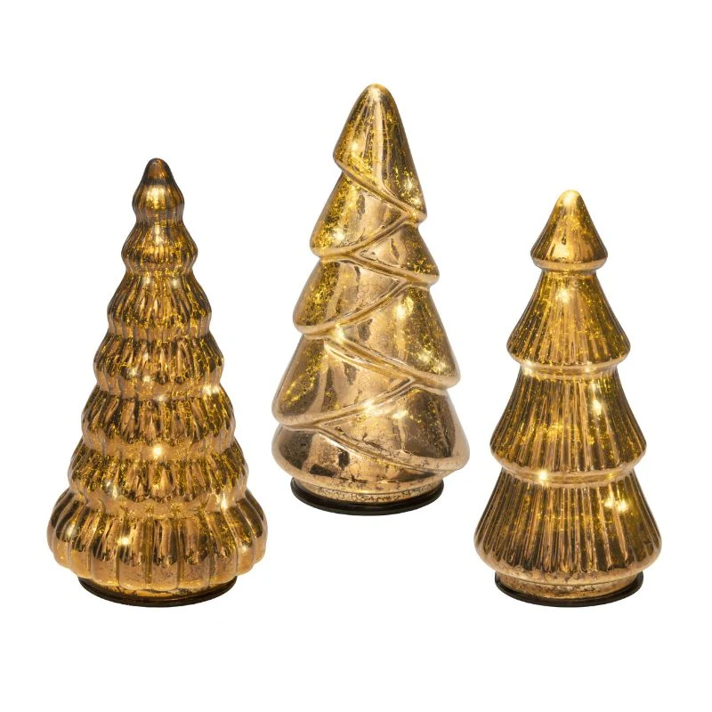 Kaemingk Albero Micro Led In Vetro Per Interni