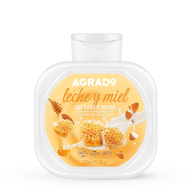 AGRADO GEL BAGNO LATTE E MIELE 750ML