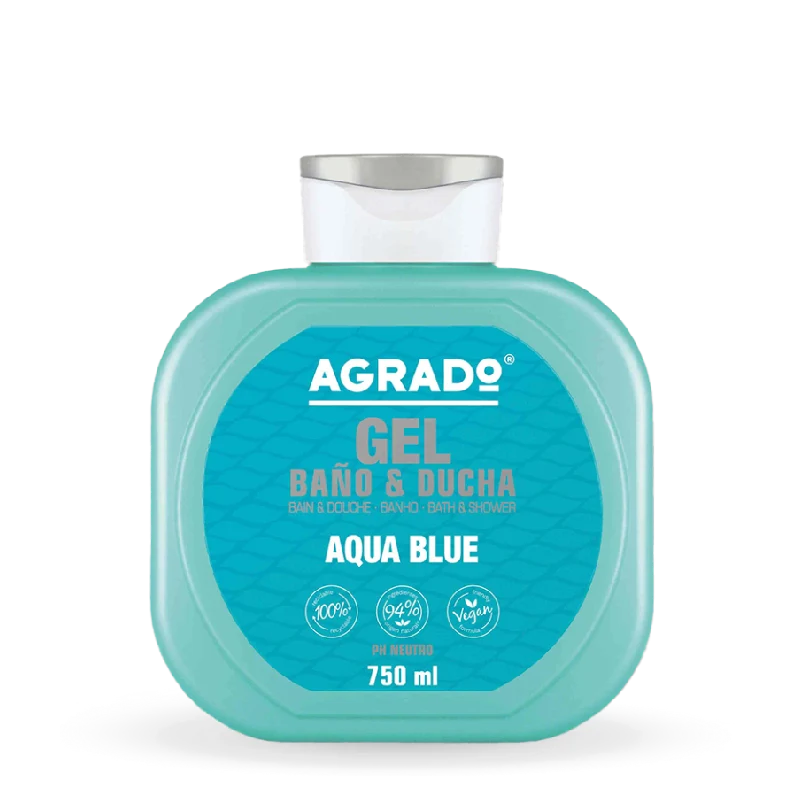 AGRADO GEL BAGNO AQUA BLUE 750ML