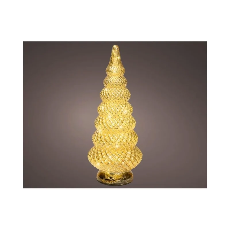 Kaemingk Micro Led Albero Vetro Stabile Interno