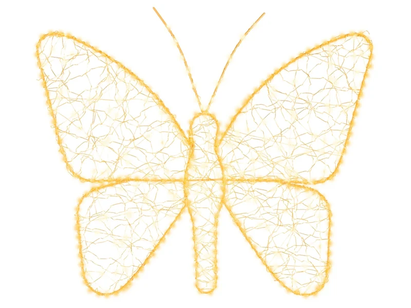 Kaemingk Farfalla Oro Micro Led Da Esterni