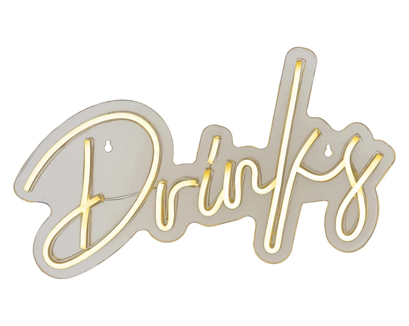 Kaemingk Led Neon Usb Drinky 40X25 Cm