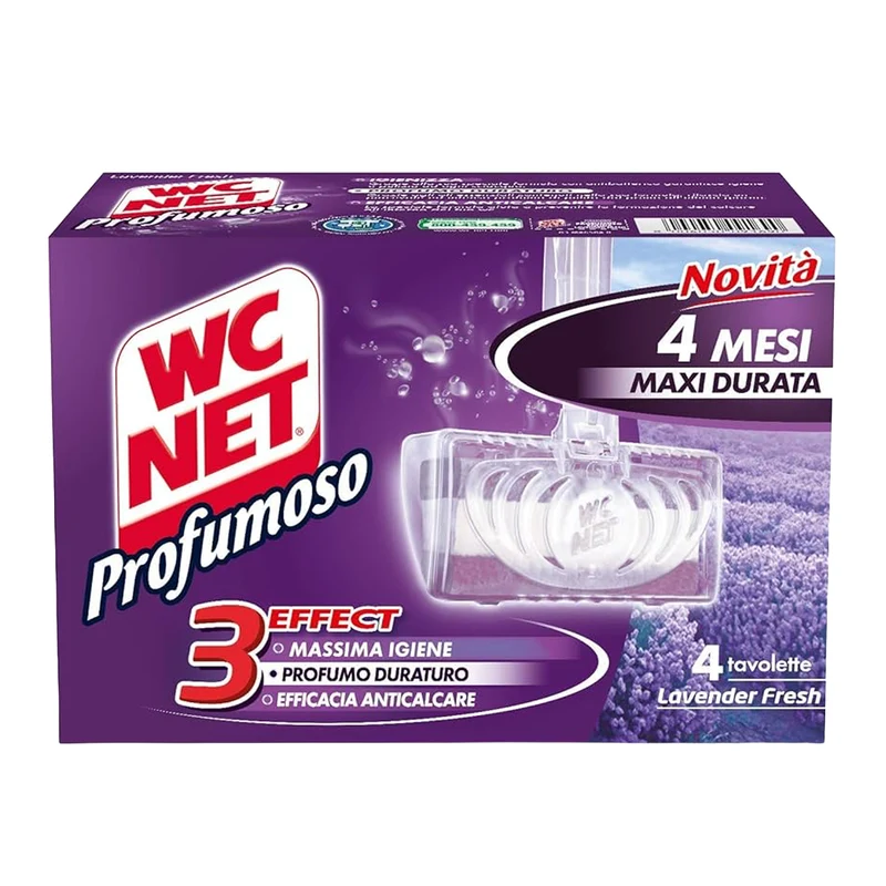 WC NET TAVOLETTE X4 LAVENDER FRESH