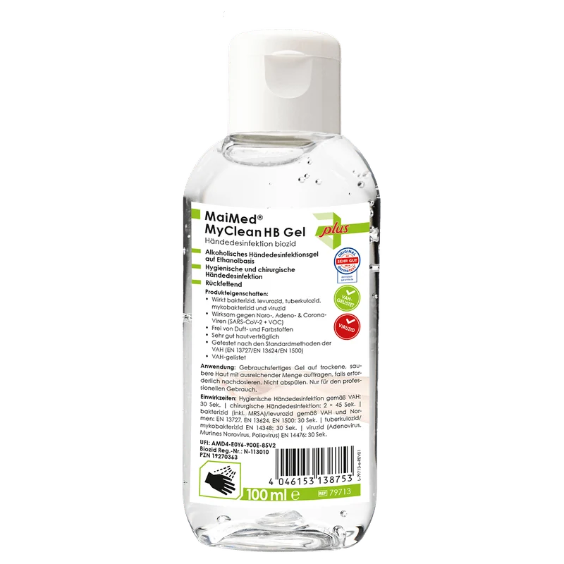 MaiMed MyClean HB Gel 100 ml/flacone | Bottiglia (500ml)