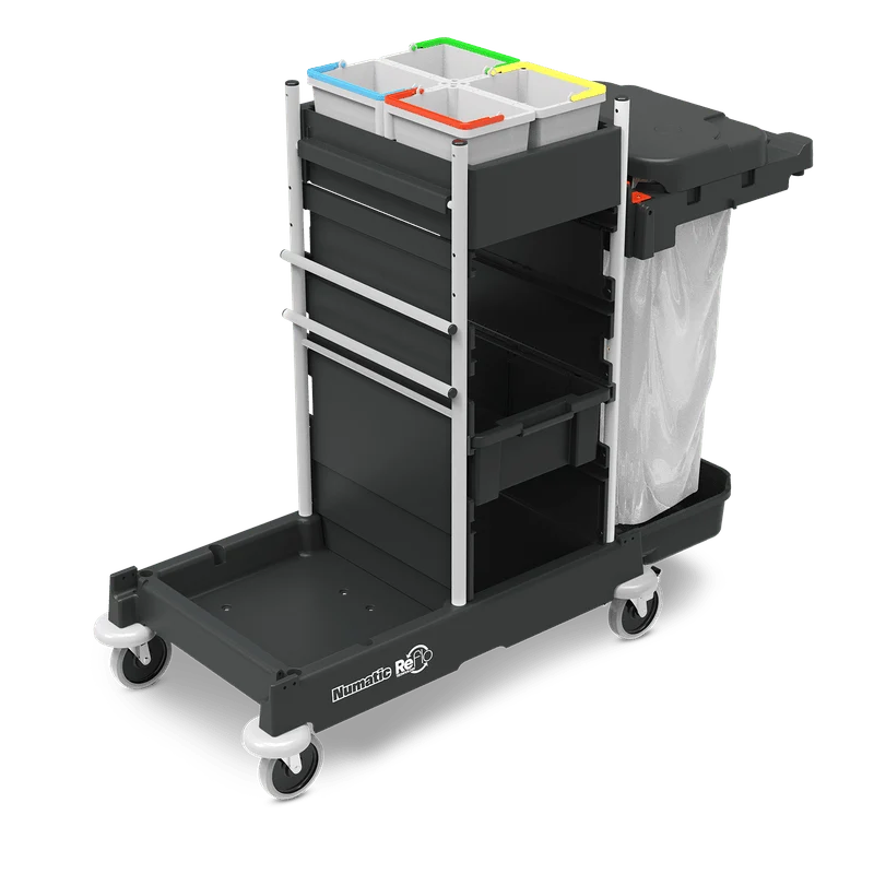Carrello per pulizia Numatic SM1 (Reflo) senza set di presse (modello base ProCar 7 Plus) | Confezione (1 pezzo)