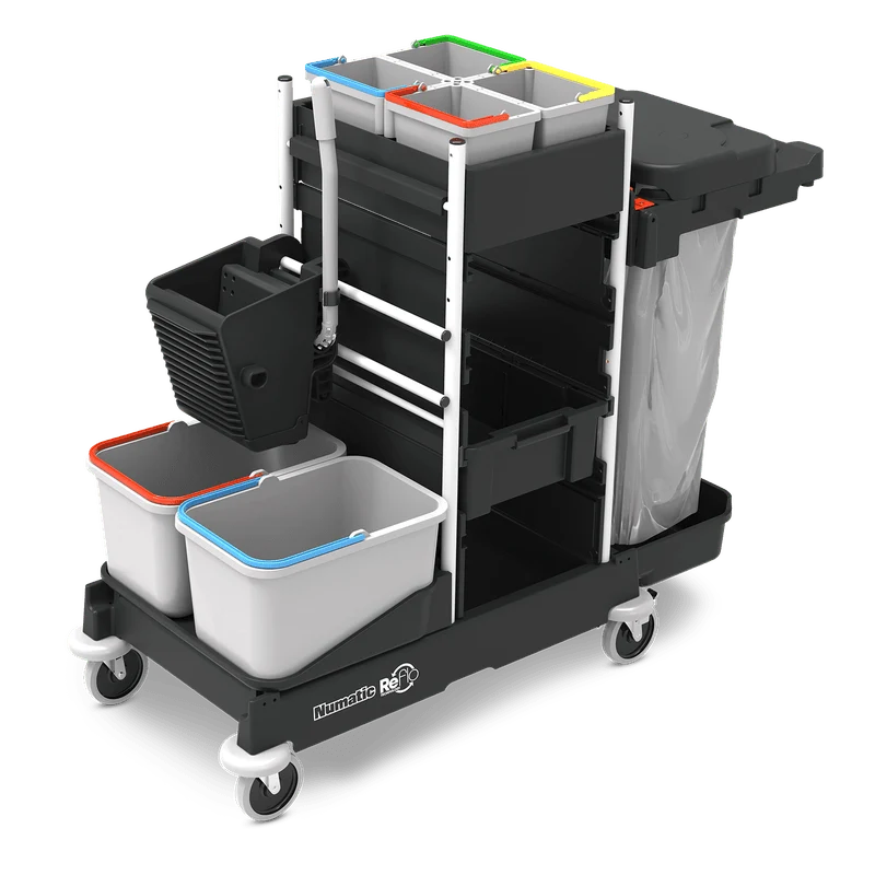 Carrello per pulizia Numatic ProCar 7G Nero (SM1) | Confezione (1 pezzo)