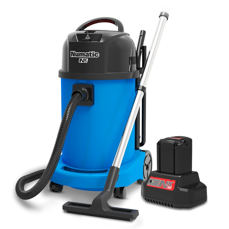 Numatic battery-powered wet and dry vacuum cleaner WBV470NX/1, blue, accessory set A11/85 | Confezione (1 pezzo)