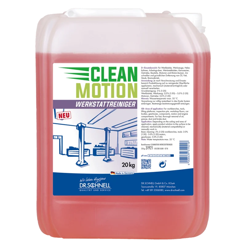 Dr. Schnell DETERGENTE PER OFFICINA CLEANMOTION
