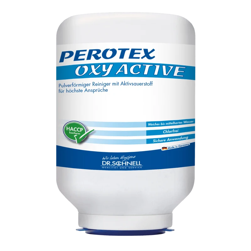 Dr. Schnell PEROTEX OXY ACTIVE detersivo per lavastoviglie professionali, con ossigeno attivo | Cartuccia (3 kg)