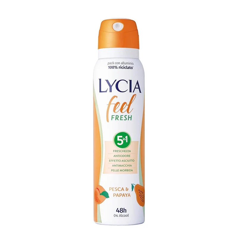 LYCIA DEO SPRAY 150ML PESCA E PAPAYA