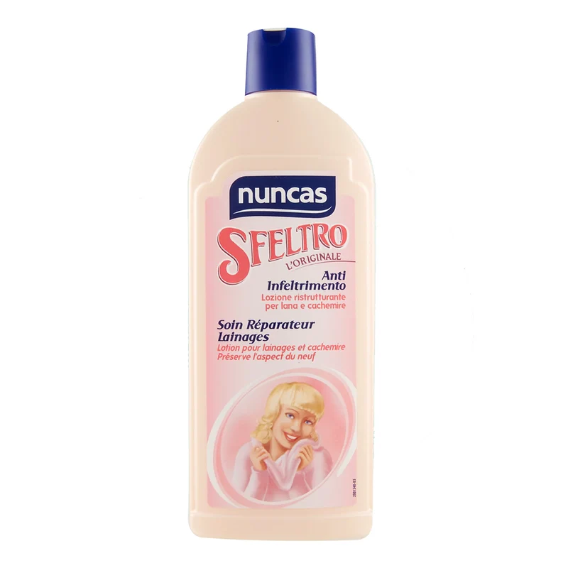 NUNCAS SFELTRO LOZIONE RISTRUTTURANTE LANA E CACHEMIRE 500 ML