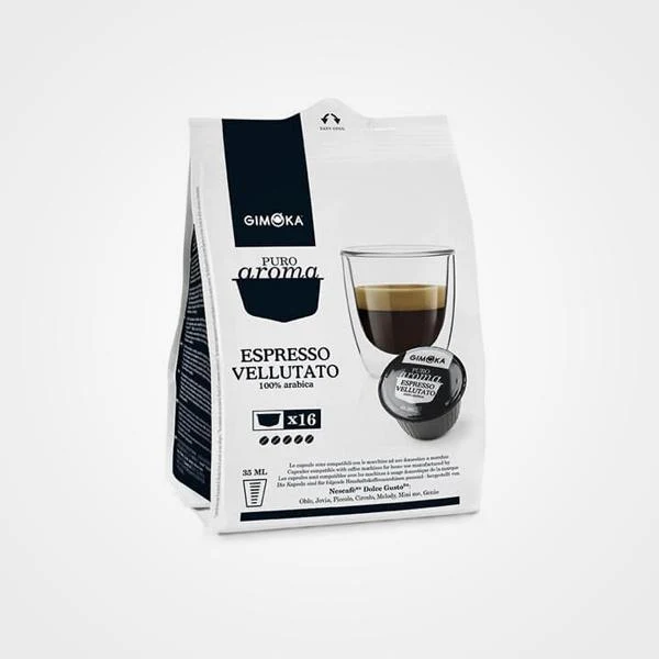 Caffè capsule compatibili Dolce Gusto Espresso Vellutato 16 capsule