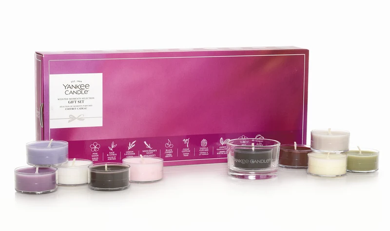 Yankee Candle Gift Set 10 Tealight & 1 Holder