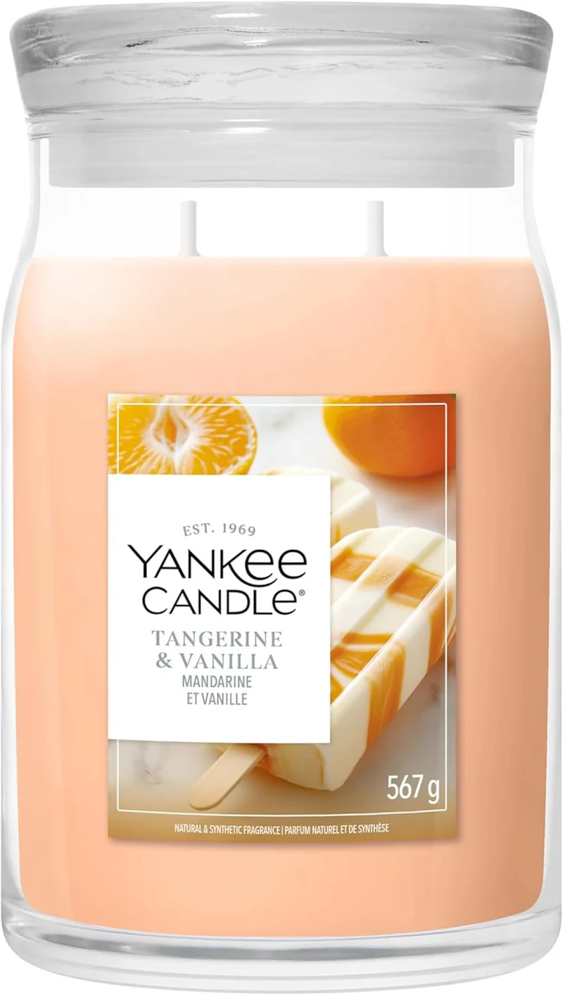 Yankee Candle Signature Lrg Jar Tangerine & Vanilla 567g