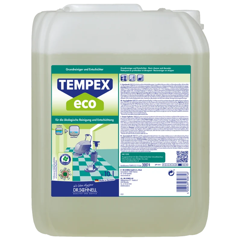 Dr. Schnell TEMPEX ECO detergente base ecologico per la pulizia dei pavimenti edili | Tanica (10 l)