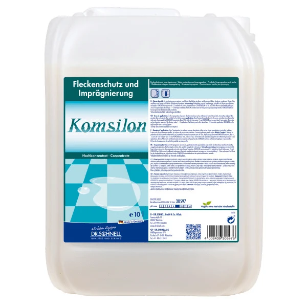 Dr. Schnell KOMSILON antimacchia e impregnante per pietre naturali e artificiali | Tanica (10 l)
