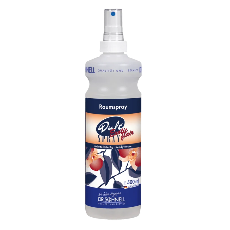 Dr. Schnell FRAGRANZA SPRAY EXOTIC FLAIR, freschezza orientale per la pulizia degli edifici | Bottiglia (500 ml)