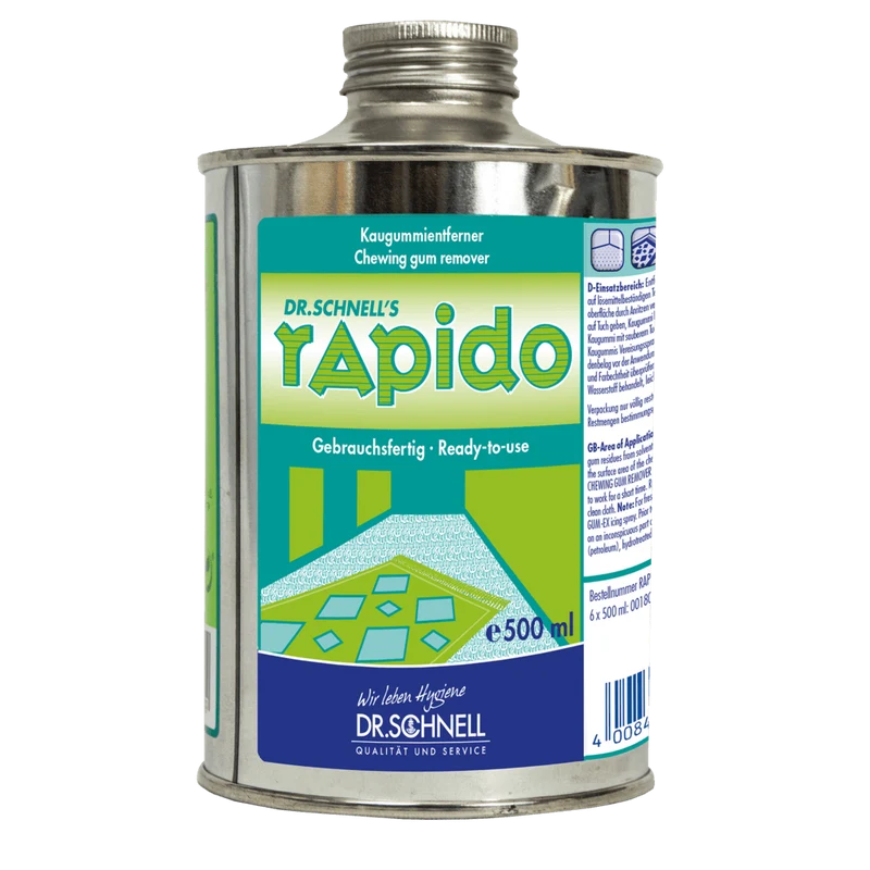 Dr. Schnell Rimuovi gomme da masticare, pronto all'uso, per tessuti e pavimenti | Lattina (500 ml)