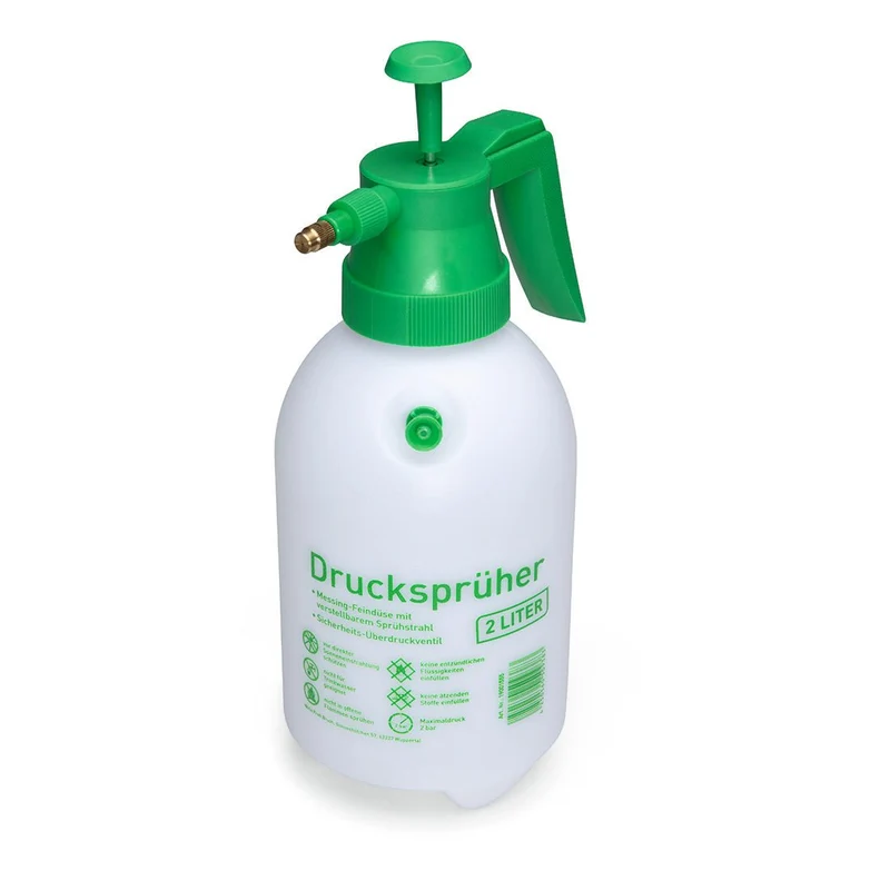 Nölle Profi Spruzzatore a pressione a spazzola in plastica, bianco-verde per la cura del giardino 1 pezzo