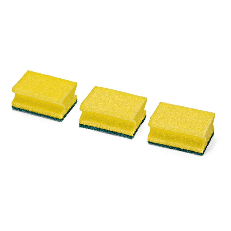 Nölle Profi Spazzola abrasiva con vello abrasivo, confezione da 3, 9x7 cm | 1 pezzo