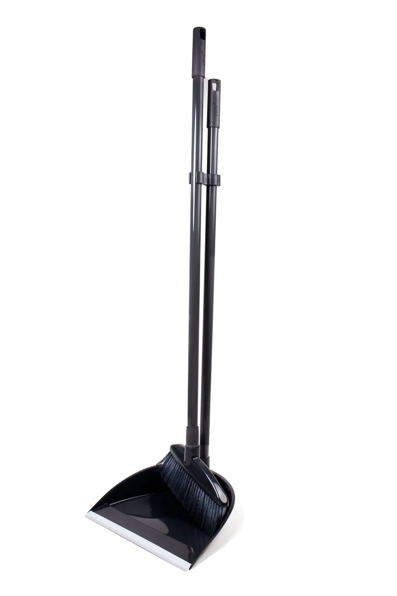 Set di scopa a manico lungo Nölle Profi Brush – Setole sintetiche / Antracite / 80 cm | 1 pezzo
