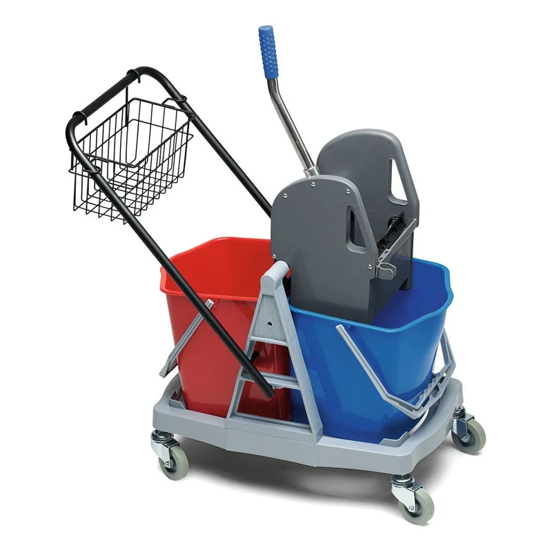 Carrello per pulizia Nölle Profi Brush Doppio, 2 x 15 litri per la pulizia | 1 pezzo