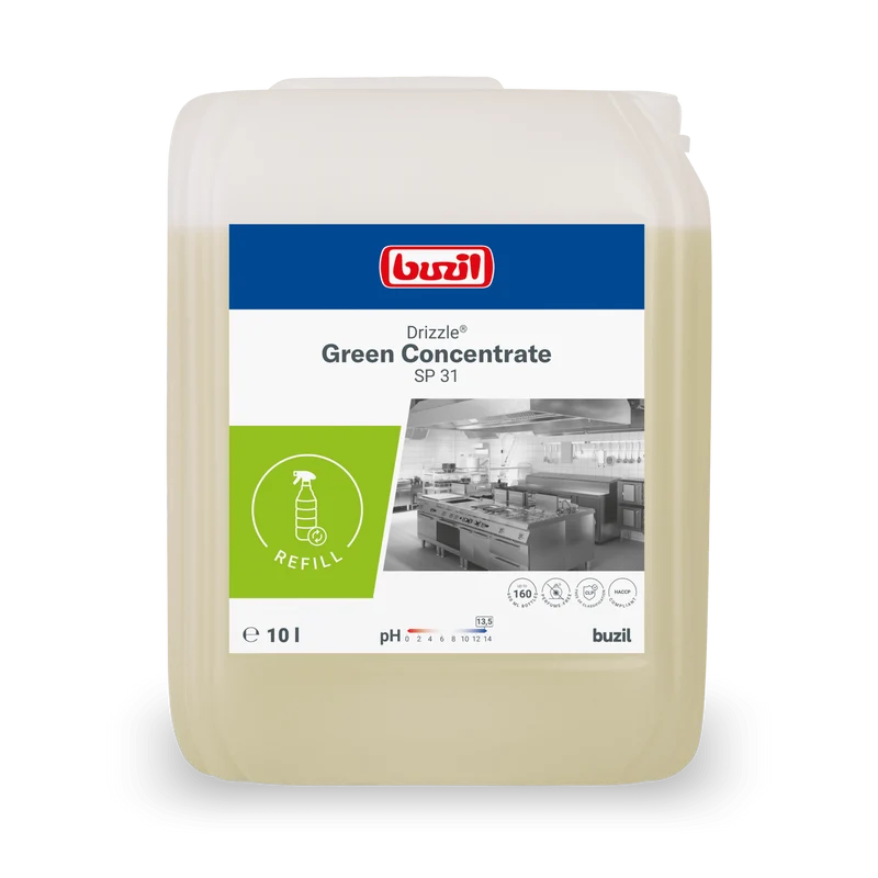 Drizzle® Green Concenta olio e saldatura grassa incolore - Giallo chiaro | Contenitore (10 L)