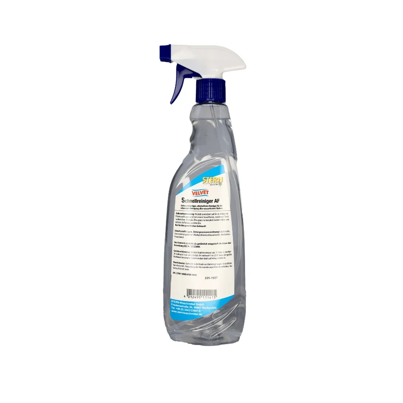 Detergente veloce in velluto AF con attacco spray 1L | Bottiglia (1 l)