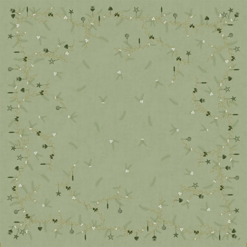 Coperta media Bio-Dunicel 84x84 cm Noel Pistachio | Confezione (20 pezzi)
