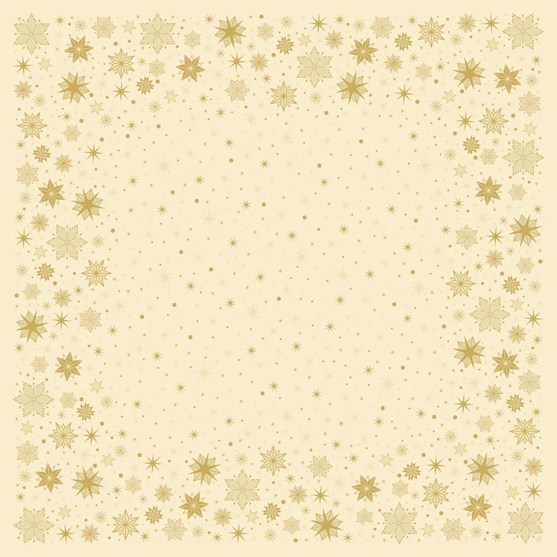 Coperta media Bio-Dunicel 84x84 cm Stargazing color crema | Confezione (20 pezzi)