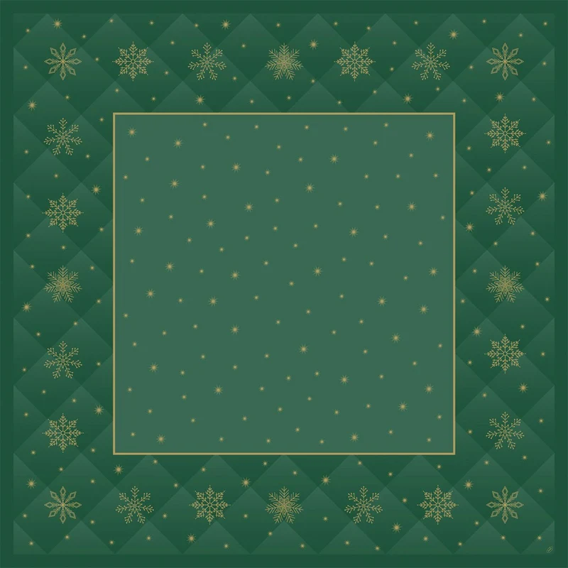Tovagliato in Bio-Dunicel. Rombo verde 84x84 cm - Tovagliato di alta qualità | Confezione (20 pezzi)