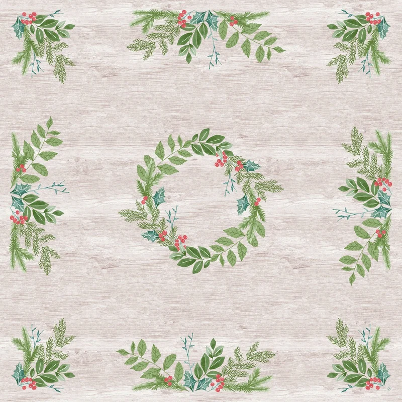 Dunicel Copertina media 84x84 cm Winter Greenery | Confezione (20 pezzi)