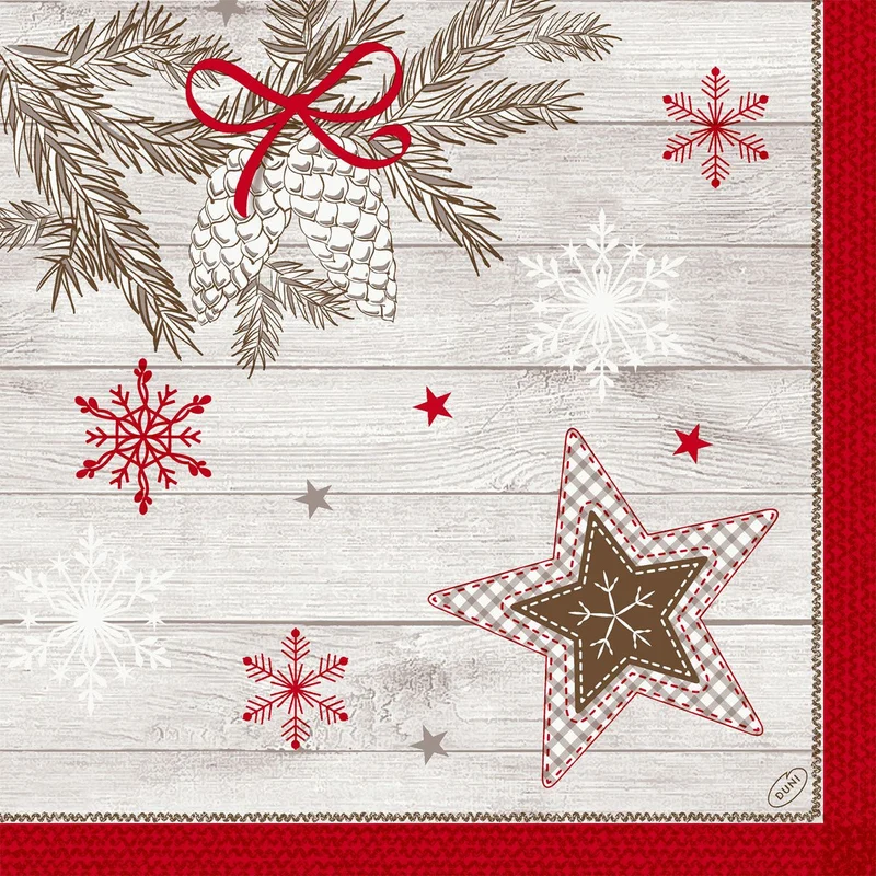 Tovaglioli 40x40 cm, 4 strati, linea Klassik Cozy Winter | Confezione (50 pezzi)