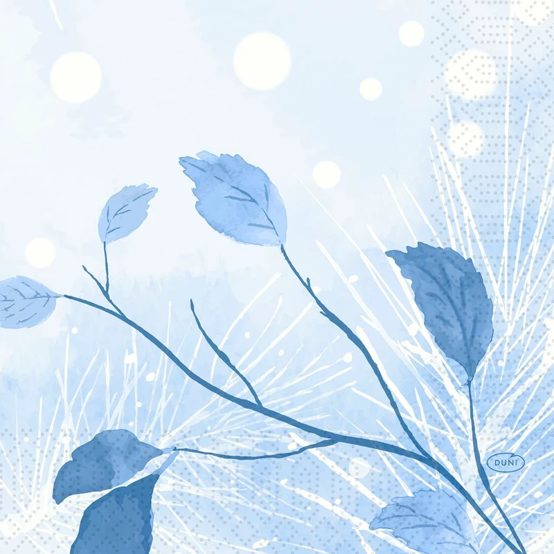 Tovaglioli Frosted Winter 33x33 cm, a 3 veli | Confezione (50 pezzi)