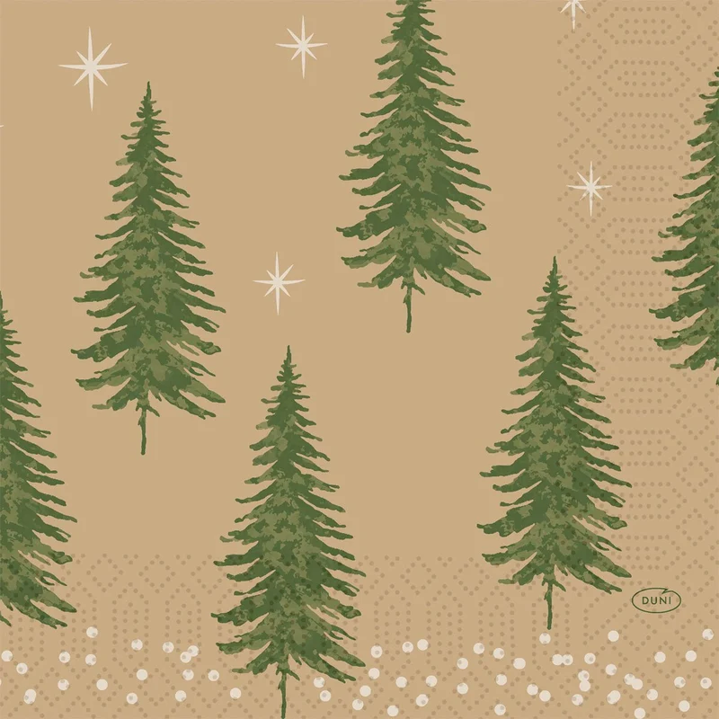 Tovaglioli 33x33 cm a 3 veli Humble Trees | Confezione (250 pezzi)