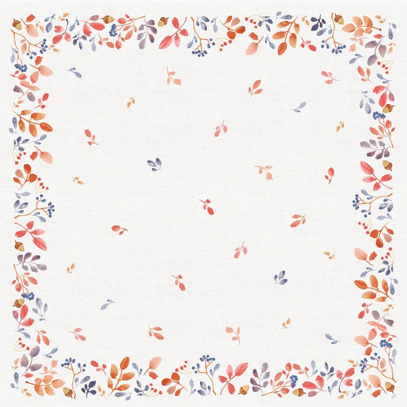 Tovaglia Bio-DC, 84x84 cm, con sfumature autunnali | Confezione (20 pezzi)