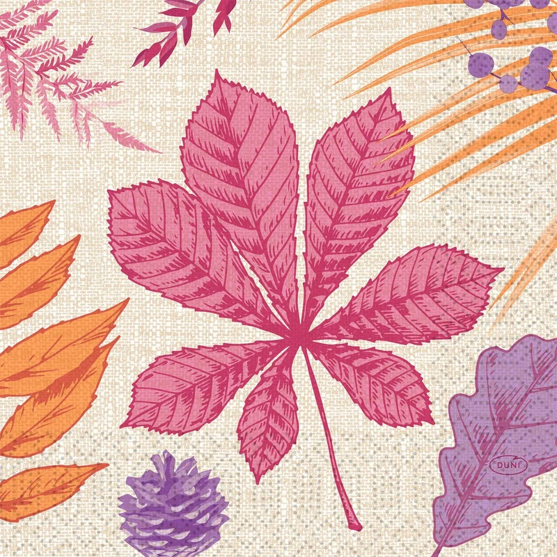 Tovaglioli 33x33 cm a 3 veli, Bright Autumn, motivo autunnale | Confezione (250 pezzi)