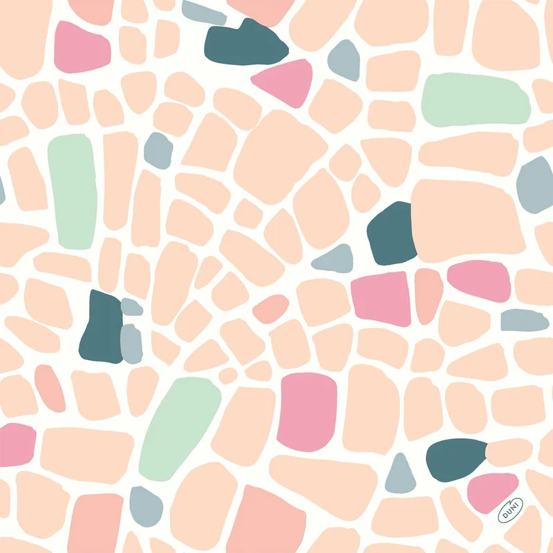 Tovaglioli 40x40 4 strati Classico Ocean Pebbles | Confezione (50 pezzi)