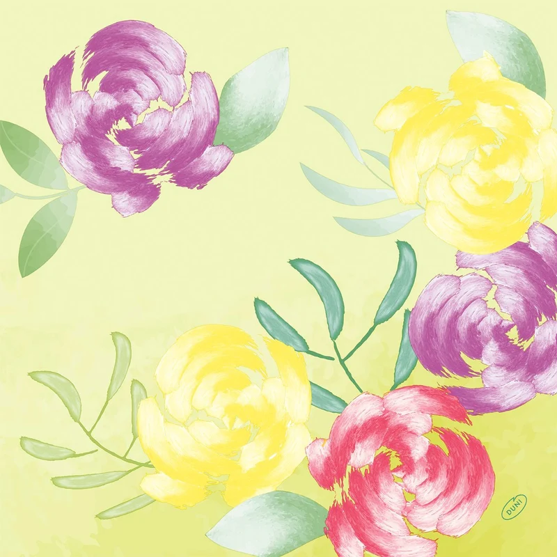 Tovaglioli 40x40 cm 4 veli Classic Soft Tropics Tovaglioli di carta | Confezione (50 pezzi)