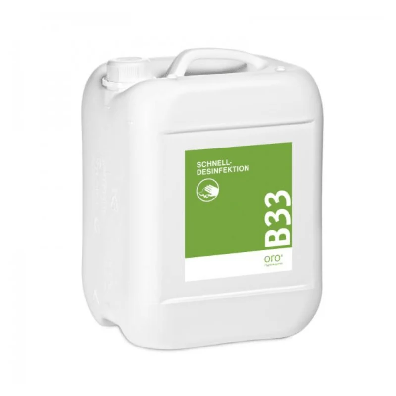 Orochimica B 33 Disinfezione rapida, altamente efficace contro tutti i virus, pronto per l'uso | Contenitore (10 L)