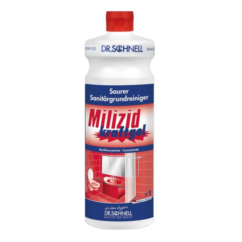 Dr. Schnell MILIZID Kraftgel detergente sanitario, acido per pulizia di fondo