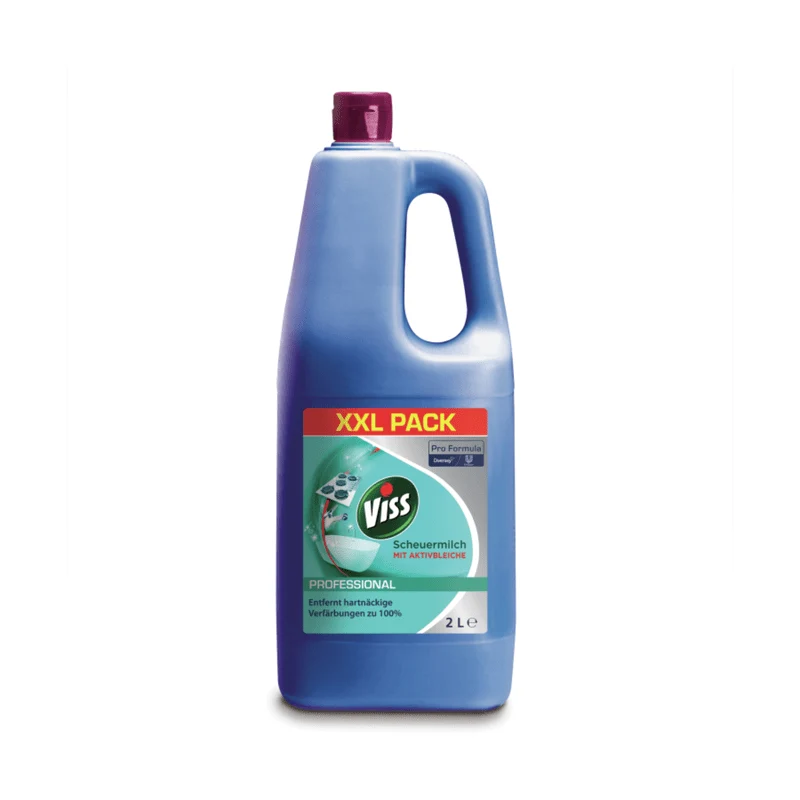 VISS Professional Scheuermilch con microparticelle naturali - 2 litri | Bottiglia (2 L)