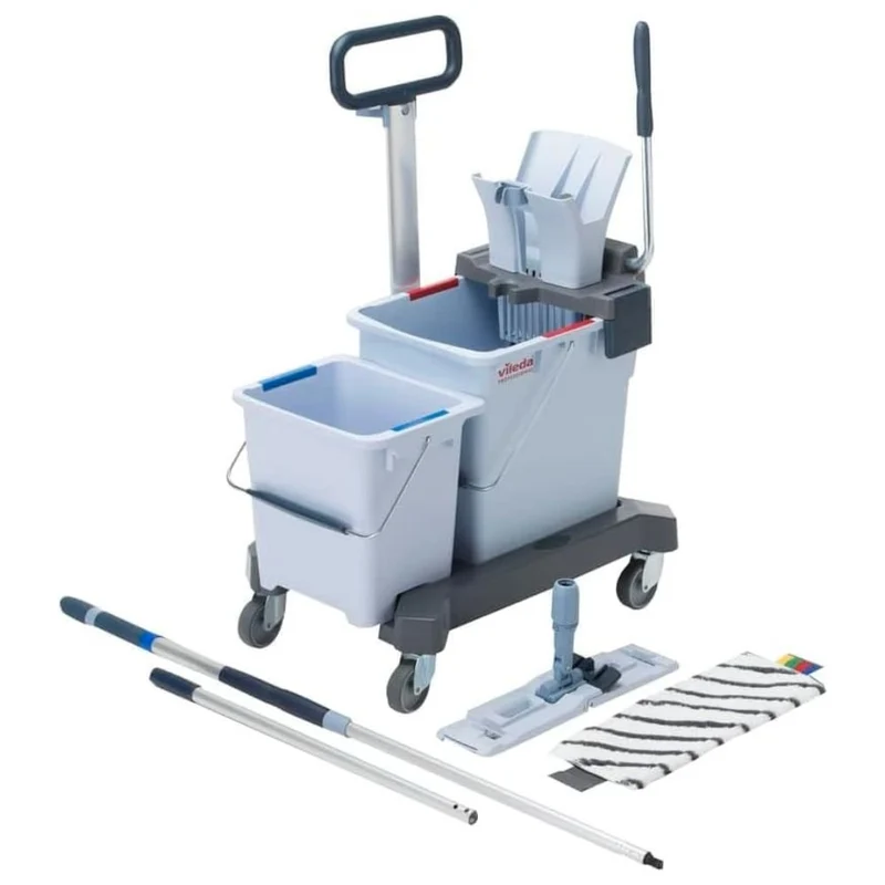 Vileda Professional Ultraspeed Pro Double Driving Can Ready-To-Go Set (MP) | Pacchetto (1 pezzo)